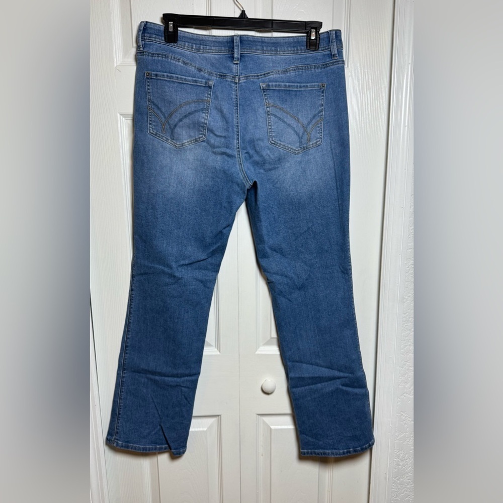 Lincoln Outfitters Women’s Size 16 Bootcut Flare Jeans Blue Stretch Denim 36x30 - Picture 5 of 8